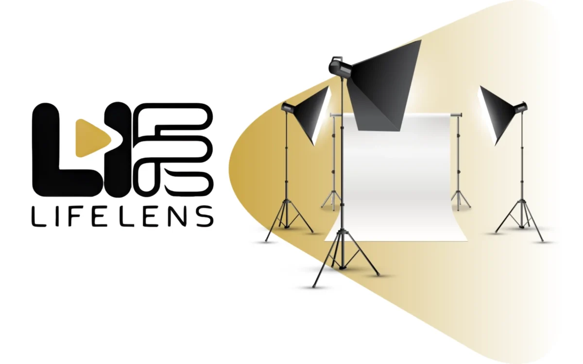 تصميم شعار لايف لينس